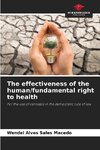 The effectiveness of the human/fundamental right to health