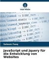 JavaScript und Jquery für die Entwicklung von Websites