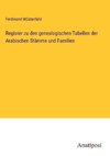 Register zu den genealogischen Tabellen der Arabischen Stämme und Familien