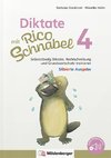 Diktate mit Rico Schnabel, Klasse 4 - silbierte Ausgabe