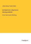 Lehrbuch einer allgemeinen Literärgeschichte