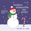 Malbuch Weihnachten & Advent für Kinder ab 3 Jahren