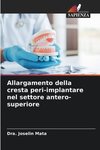 Allargamento della cresta peri-implantare nel settore antero-superiore