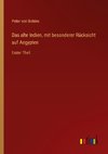 Das alte Indien, mit besonderer Rücksicht auf Aegypten