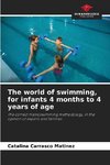 The world of swimming, for infants 4 months to 4 years of age