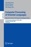 Computer Processing of Oriental Languages. Beyond the Orient: The Research Challenges Ahead