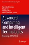 Advanced Computing and Intelligent Technologies