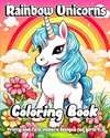 Rainbow Unicorns Coloring Book