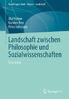 Landschaft zwischen Philosophie und Sozialwissenschaften