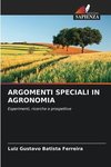 ARGOMENTI SPECIALI IN AGRONOMIA