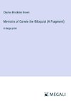 Memoirs of Carwin the Biloquist (A Fragment)