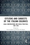 Citizens and Subjects of the Italian Colonies