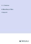 A Miscellany of Men