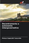 Decentramento e autonomia intergovernativa