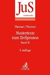 Mustertexte zum Zivilprozess Band II: Besondere Verfahren erster und zweiter Instanz, Relationstechnik