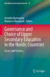 Governance and Choice of Upper Secondary Education in the Nordic Countries