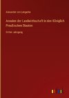 Annalen der Landwirthschaft in den Königlich Preußischen Staaten