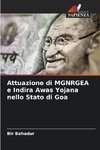 Attuazione di MGNRGEA e Indira Awas Yojana nello Stato di Goa