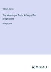The Meaning of Truth; A Sequel To pragmatism