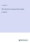 The Trail of the Lonesome Pine; A Novel