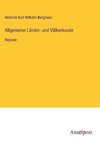 Allgemeine Länder- und Völkerkunde