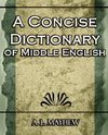 A Concise Dictionary of Middle English