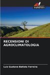 RECENSIONI DI AGROCLIMATOLOGIA