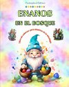 Enanos en el bosque | Libro de colorear para amantes de la mitología | Escenas de fantasía para adolescentes y adultos