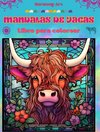 Mandalas de vacas | Libro de colorear para adultos | Diseños antiestrés para fomentar la creatividad