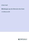 Mitteilungen aus den Memoiren des Satan