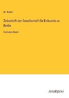 Zeitschrift der Gesellschaft für Erdkunde zu Berlin