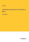 Zeitschrift der Gesellschaft für Erdkunde zu Berlin