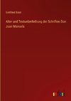 Alter und Textueberliefrung der Schriften Don Juan Manuels