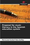 Proposal for music literacy in the Spanish education system