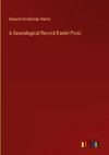 A Genealogical Record Daniel Pond