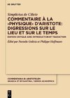 Commentaire à la ¿Physique¿ d'Aristote: Digressions sur le lieu et sur le temps