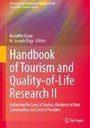 Handbook of Tourism and Quality-of-Life Research II