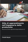 Stile di apprendimento nell'ingegneria della produzione