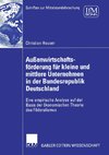 Außenwirtschaftsförderung für kleine und mittlere Unternehmen in der Bundesrepublik Deutschland