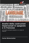 Analisi delle costruzioni impersonali in spagnolo e in francese