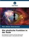 Die phatische Funktion in der Rede