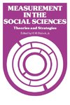 Measurement in the Social Sciences