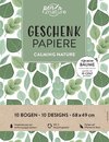 Geschenkpapier-Buch Calming Nature | 100% Recyclingpapuer