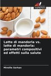 Latte di mandorla vs. latte di mandorla: parametri compositivi ed effetti sulla salute