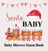 Christmas Baby Shower Guest Book