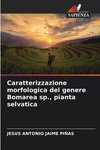 Caratterizzazione morfologica del genere Bomarea sp., pianta selvatica