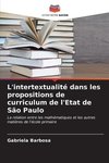 L'intertextualité dans les propositions de curriculum de l'Etat de São Paulo