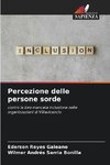 Percezione delle persone sorde