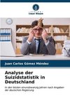 Analyse der Suizidstatistik in Deutschland