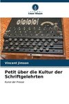 Petit über die Kultur der Schriftgelehrten